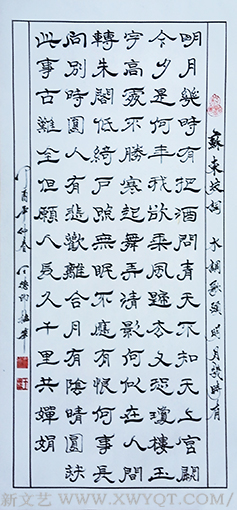王德印作品《水调歌头 明月几时有》